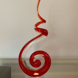 5.95 Shipping Italian hand blown glass